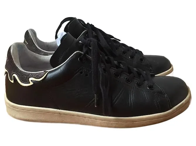 ISABEL MARANT Deportivas T.UE 36 cuero Negro 