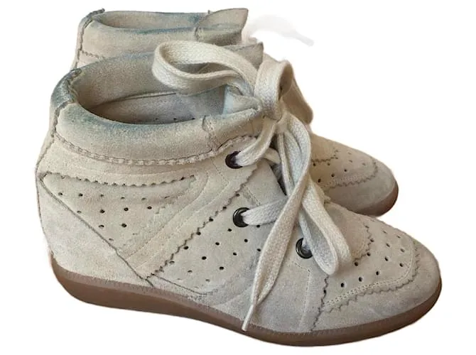 ISABEL MARANT Deportivas T.UE 37 ante Beige 