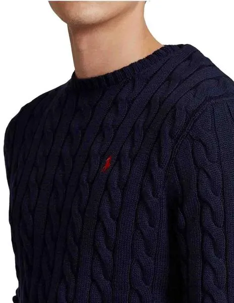 Jersey Polo Ralph Lauren en punto de ochos para hombre