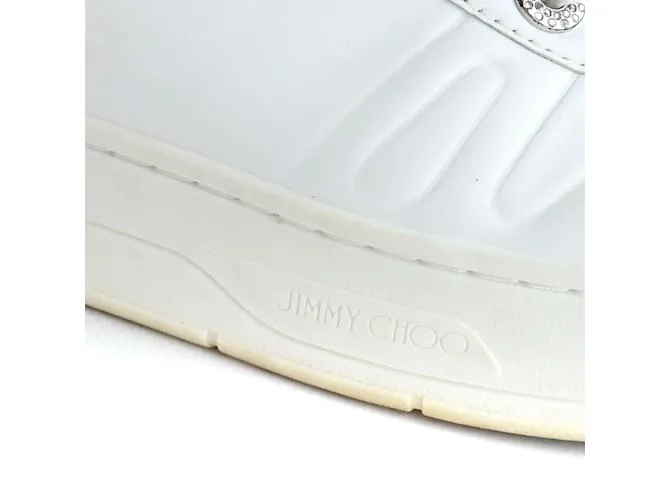 JIMMY CHOO Deportivas T.UE 37 Cuero Blanco 