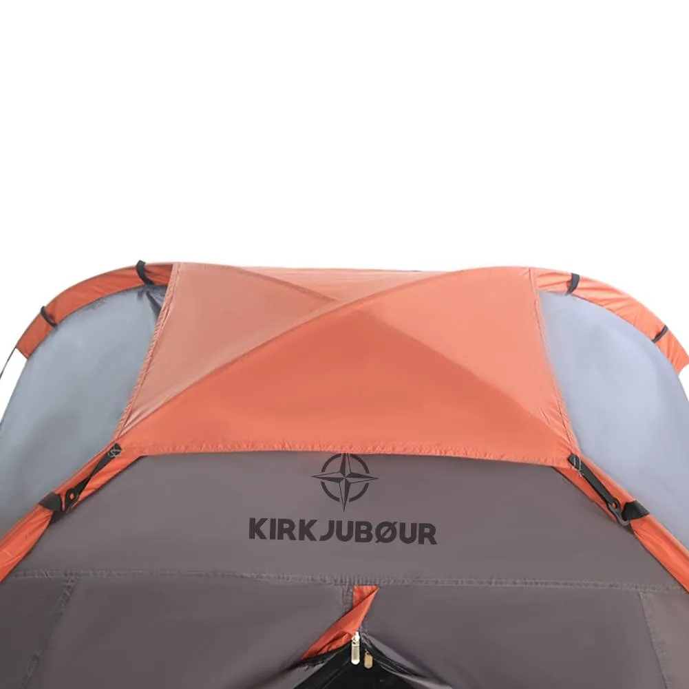 KIRKJUBØUR® "Vindr" 1 persona acampando Tienda de campaña gris oscuro