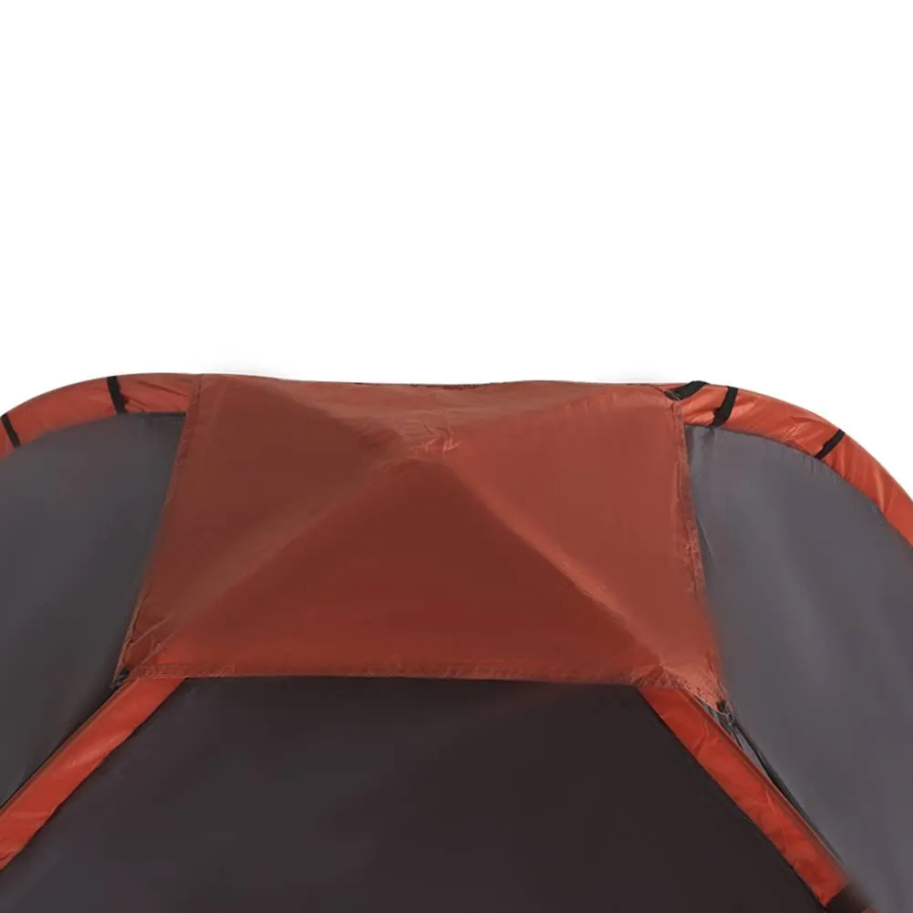 KIRKJUBØUR® "Vindr" Camping 2 personas Tienda de campaña gris oscuro