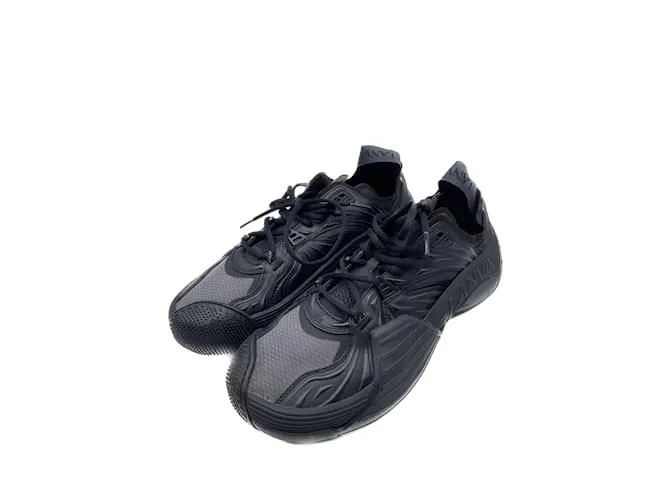 LANVIN Deportivas T.UE 42 poliéster Negro 