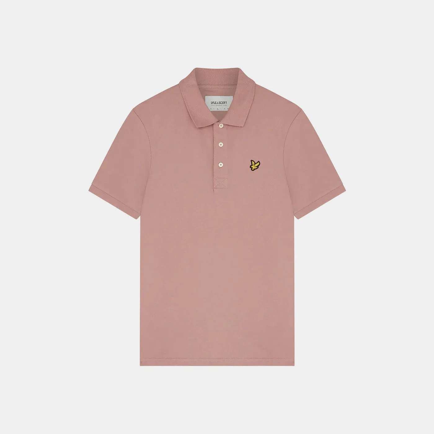 Lyle & Scott Plain Polo Shirt Hutton Pink