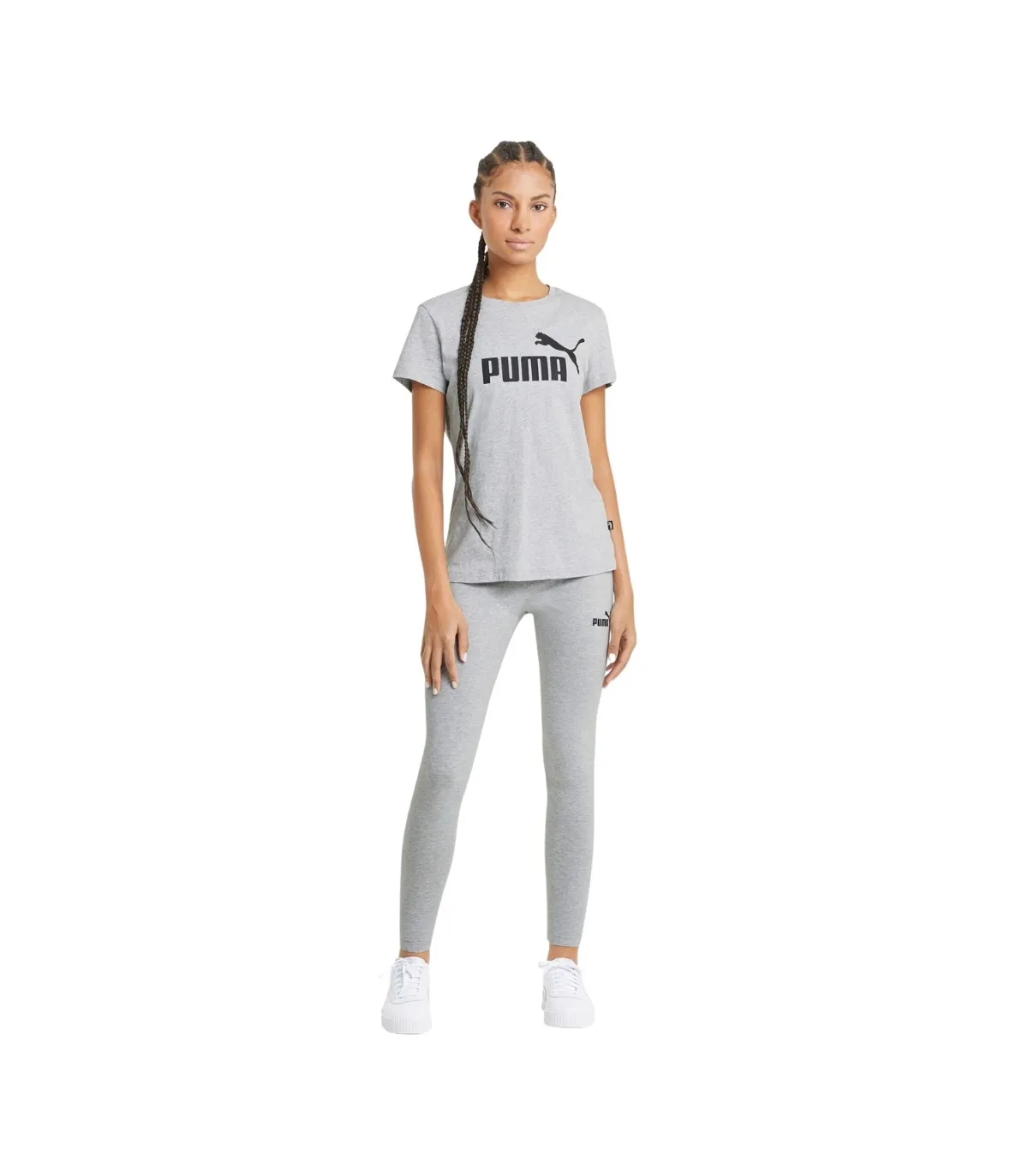 Malla Puma Essentials Gris Mujer