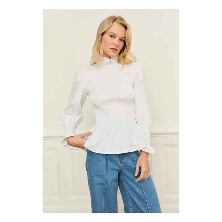 Maria de la Orden Blusa Aleria | Blanco