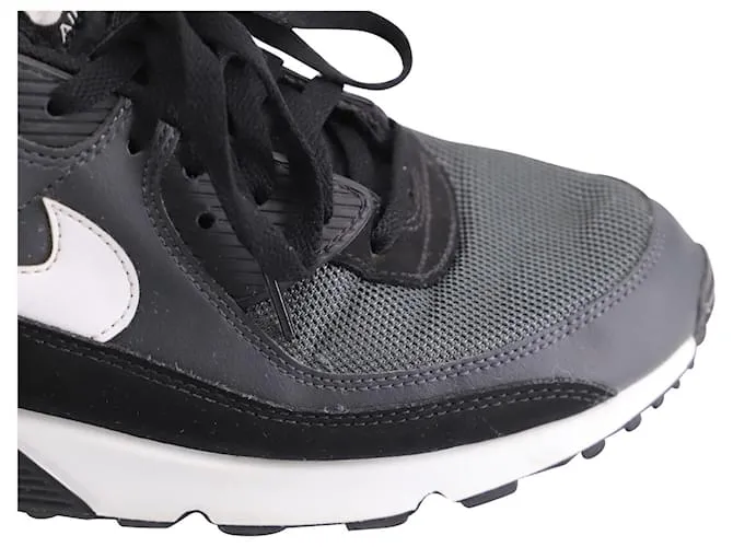 Nike Air Max 90 Deportivas en Piel Negra Negro 