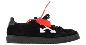 Off White Blanco roto bajo 2.0 Deportivas en Ante Negro 