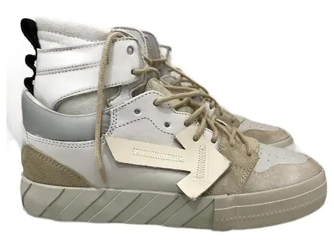 Off White OFF-WHITE Deportivas T.UE 38 cuero Beige 