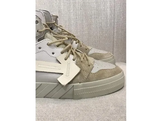 Off White OFF-WHITE Deportivas T.UE 38 cuero Beige 