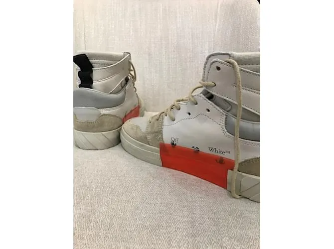 Off White OFF-WHITE Deportivas T.UE 38 cuero Beige 