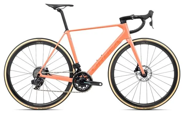 Orbea Orbea Orca M21eLTD PWR Bicicleta de Carretera Sram Force eTap AXS 12S 700 mm Naranja Nube 2024