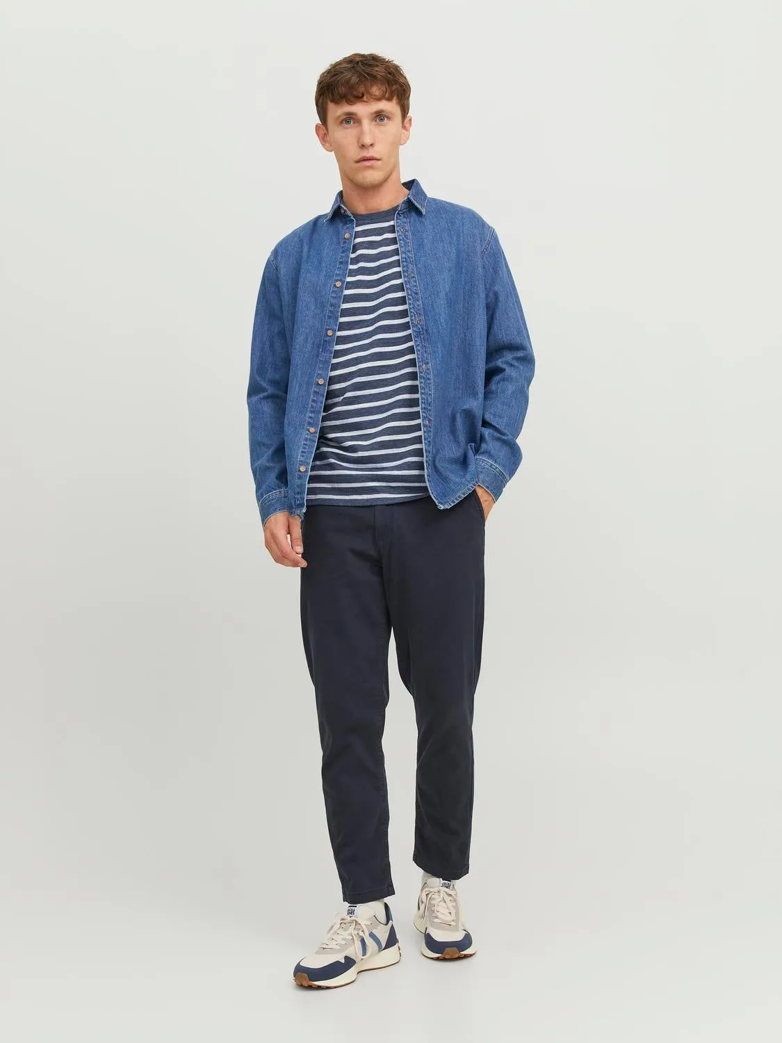 Pantalones chinos Corte tapered | Azul oscuro | Jack & Jones®