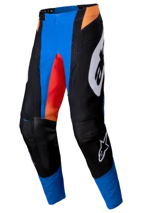 Pantalones de Cross Alpinestars Techstar Melt Naranja-Azul