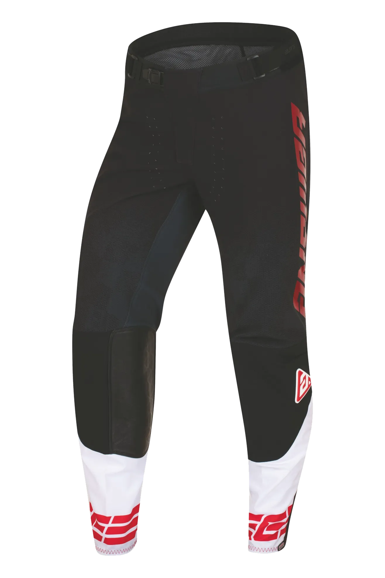 Pantalones de Cross ANSWER ELITE FINALE Negro-Blanco-Rojo