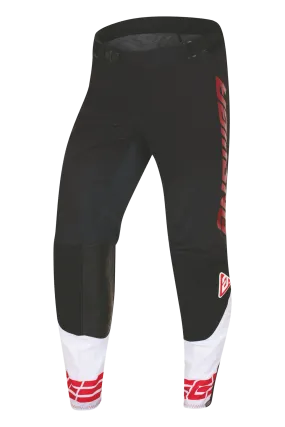 Pantalones de Cross ANSWER ELITE FINALE Negro-Blanco-Rojo