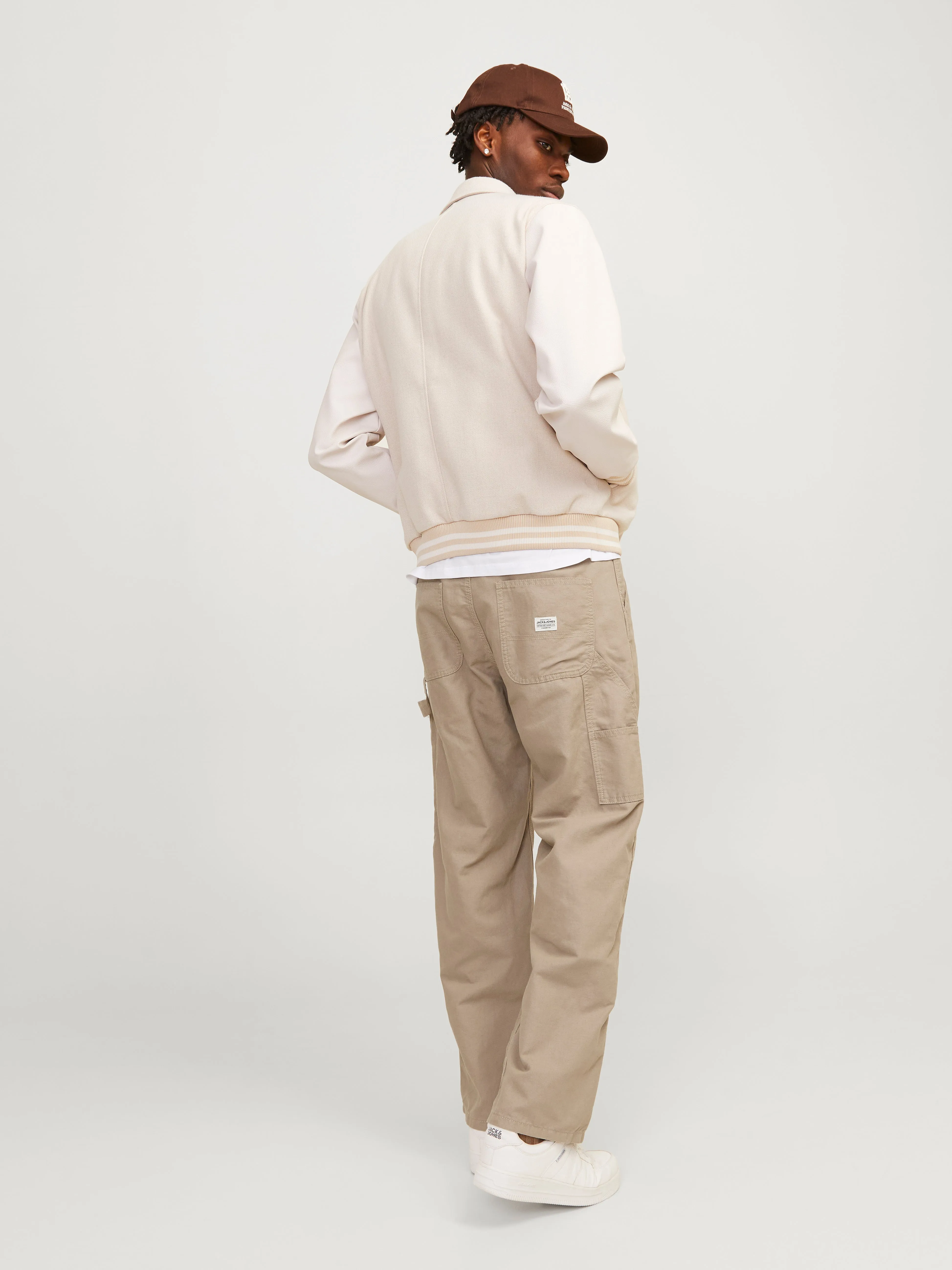 Pantalones worker Corte loose | Beige | Jack & Jones®