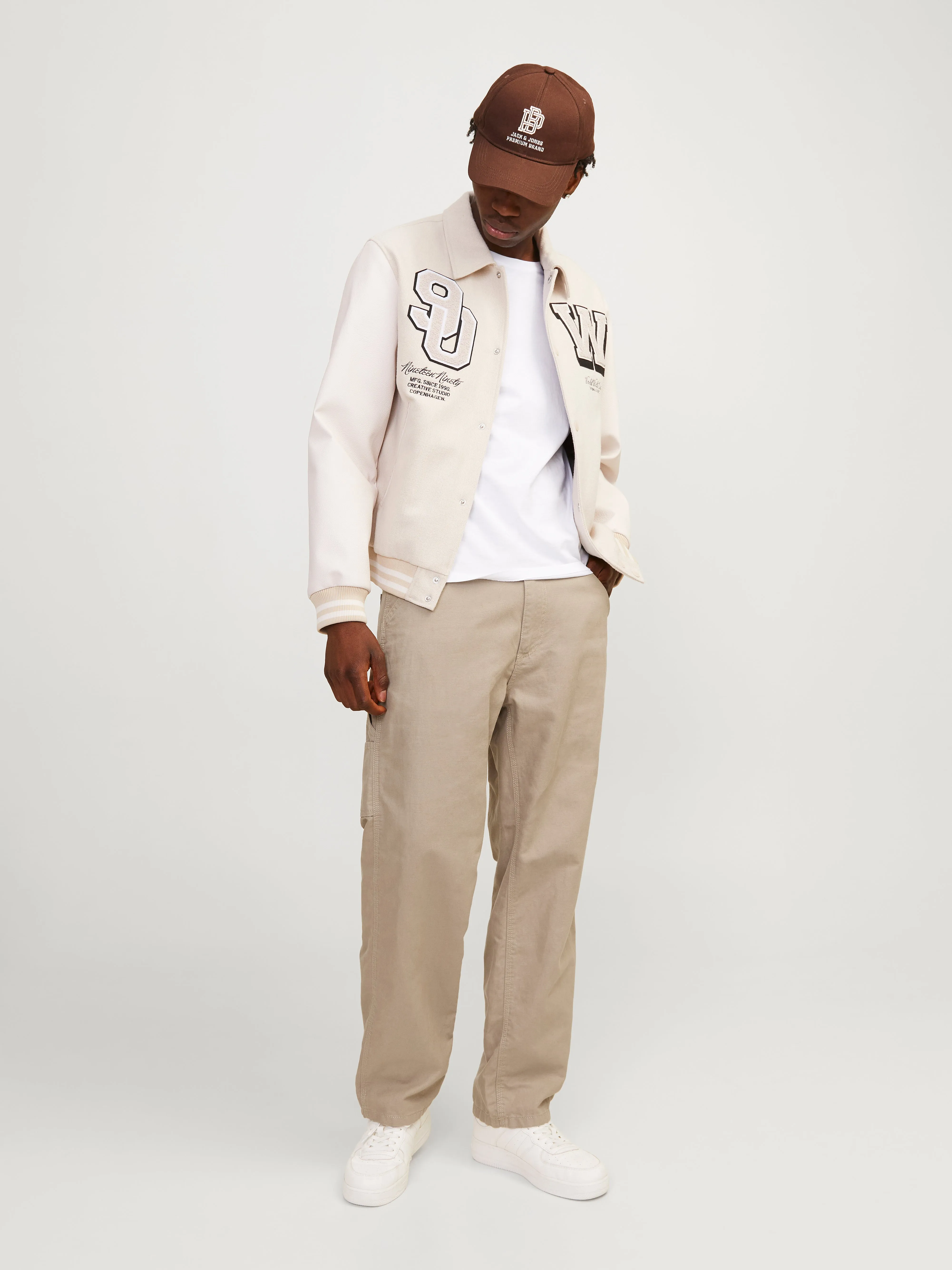 Pantalones worker Corte loose | Beige | Jack & Jones®