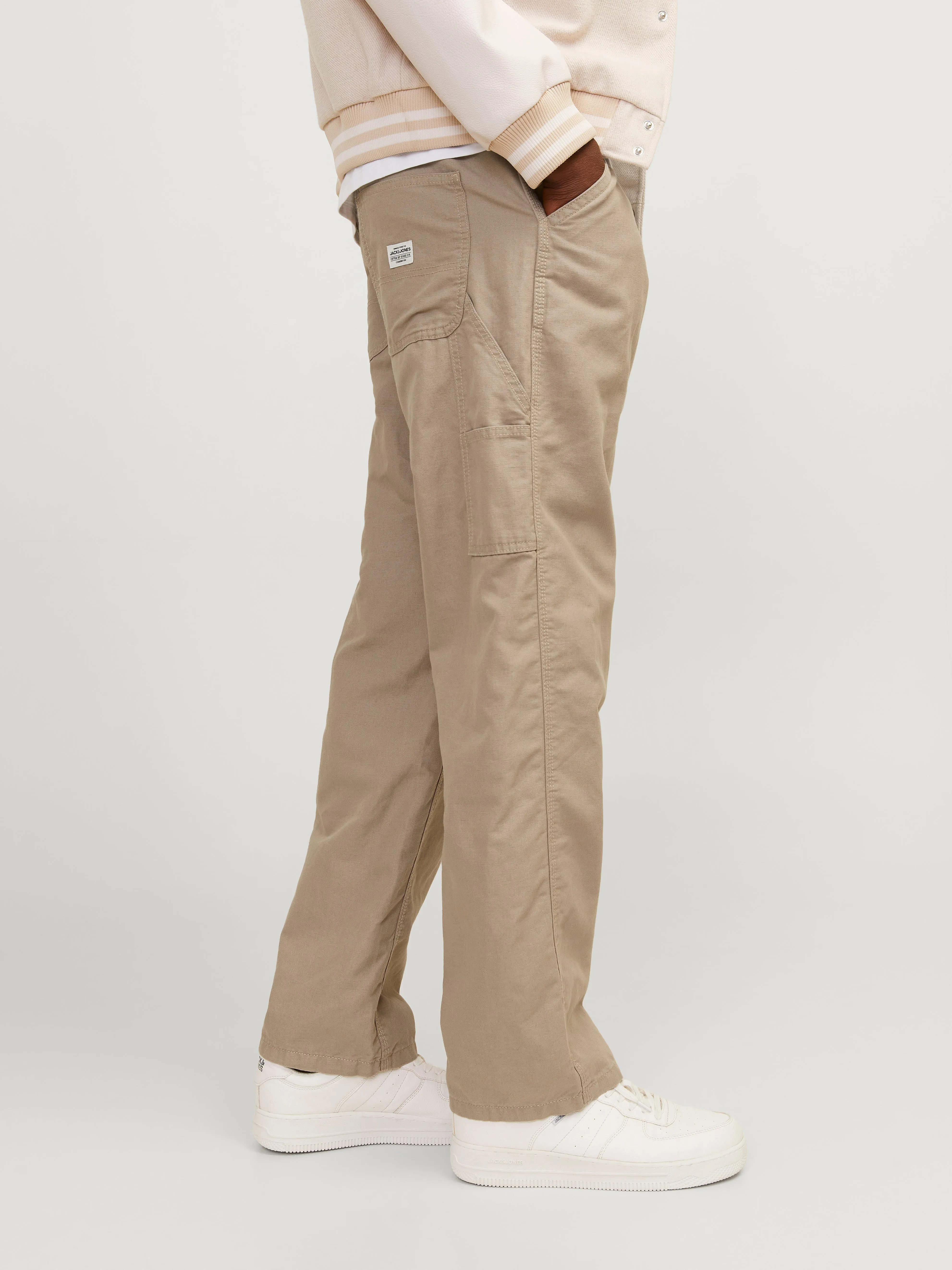 Pantalones worker Corte loose | Beige | Jack & Jones®