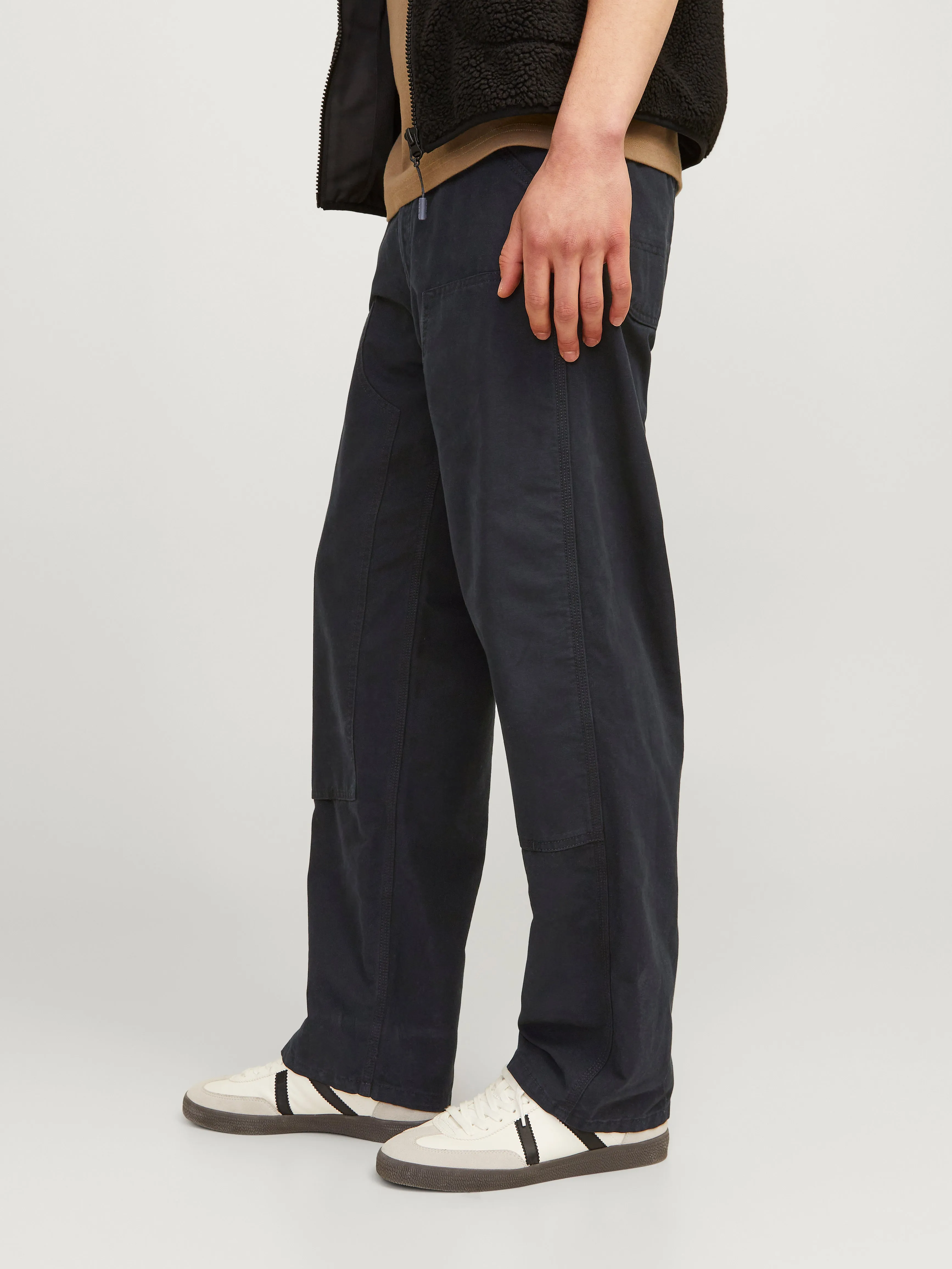 Pantalones worker Corte loose | Negro | Jack & Jones®