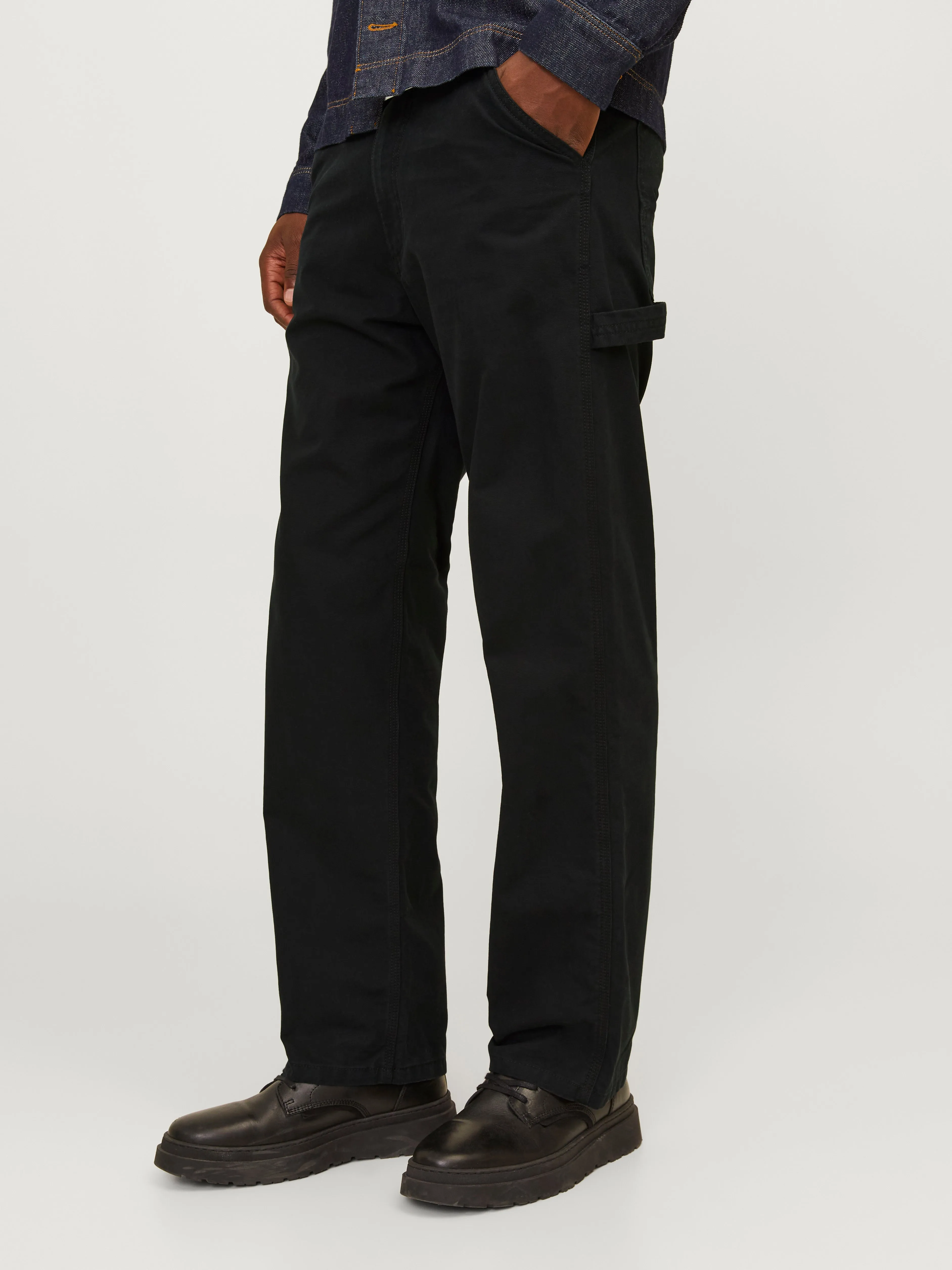 Pantalones worker Corte wide leg | Negro | Jack & Jones®