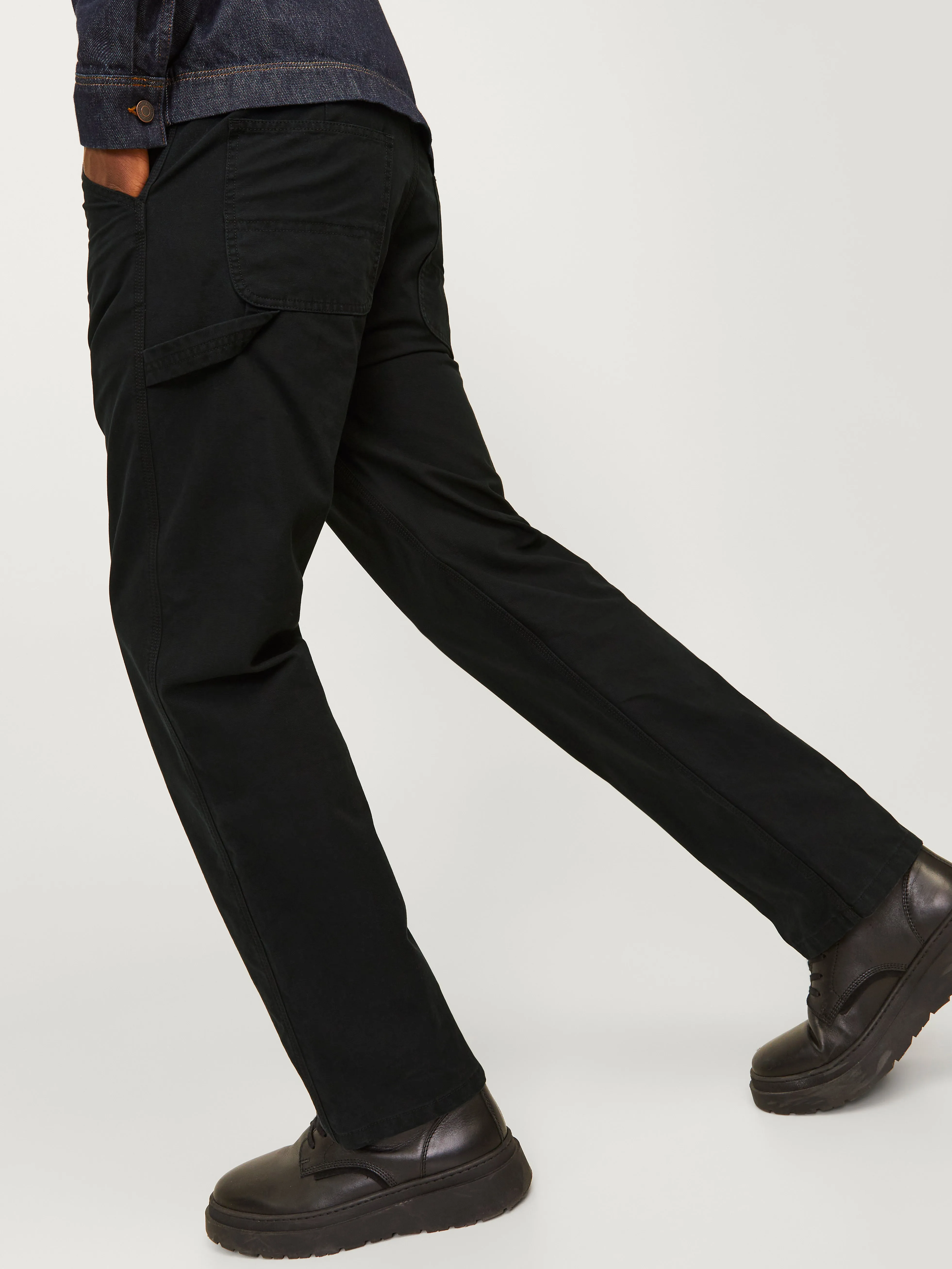 Pantalones worker Corte wide leg | Negro | Jack & Jones®