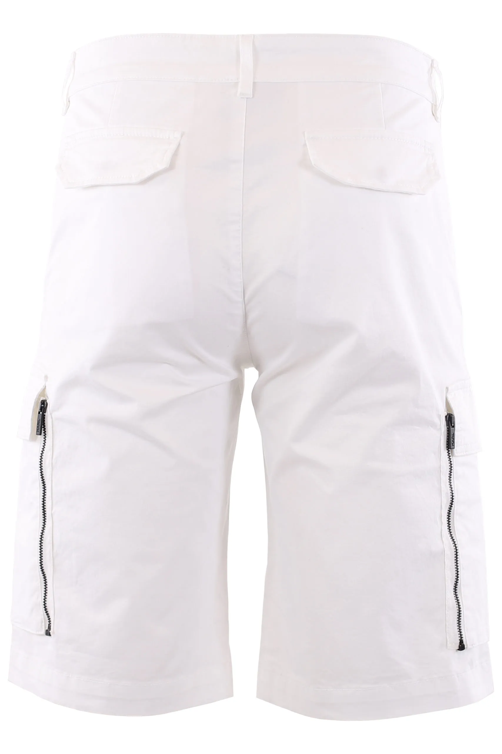 Pantalón corto blanco cargo