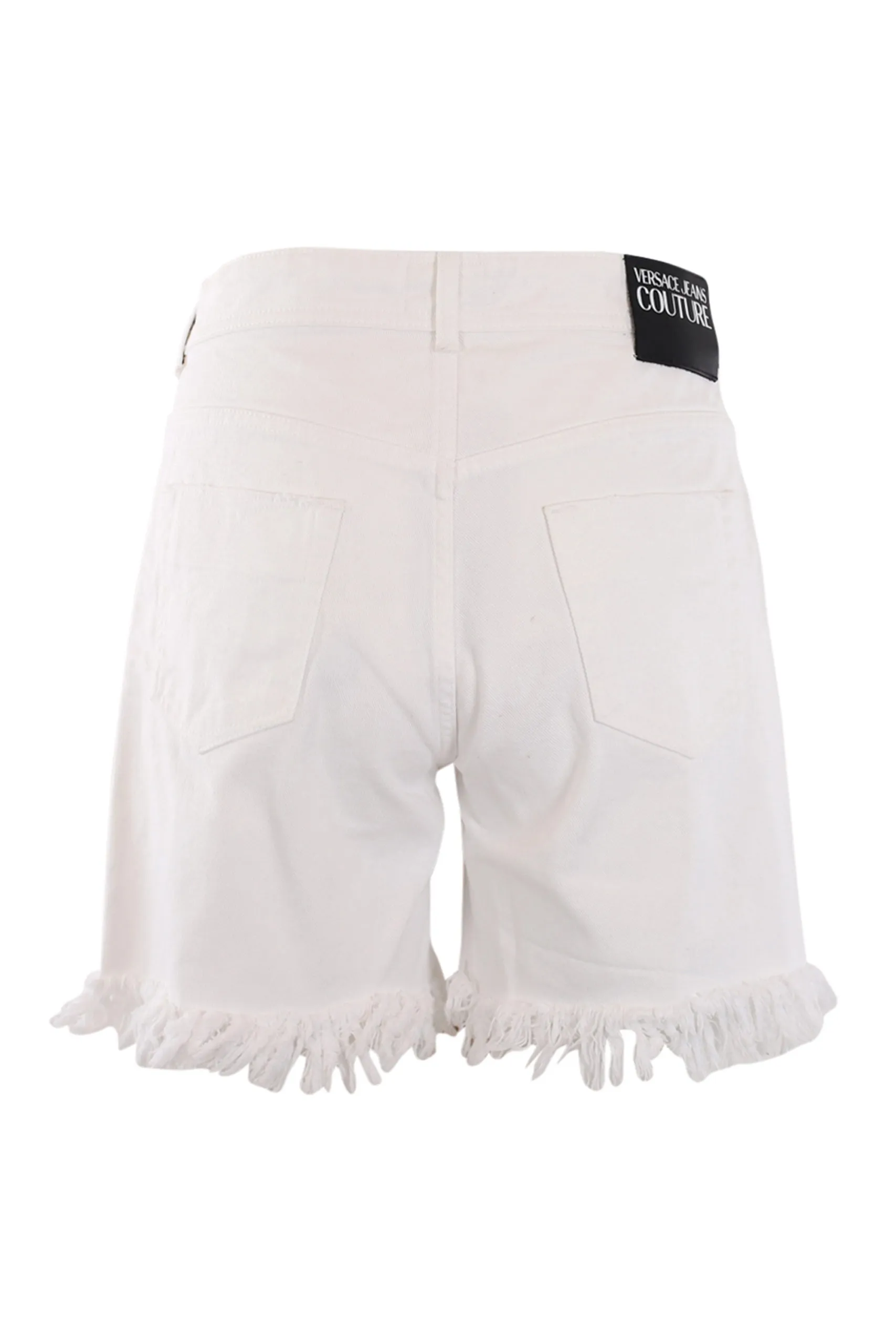 Pantalón corto blanco con pañoleta reversible