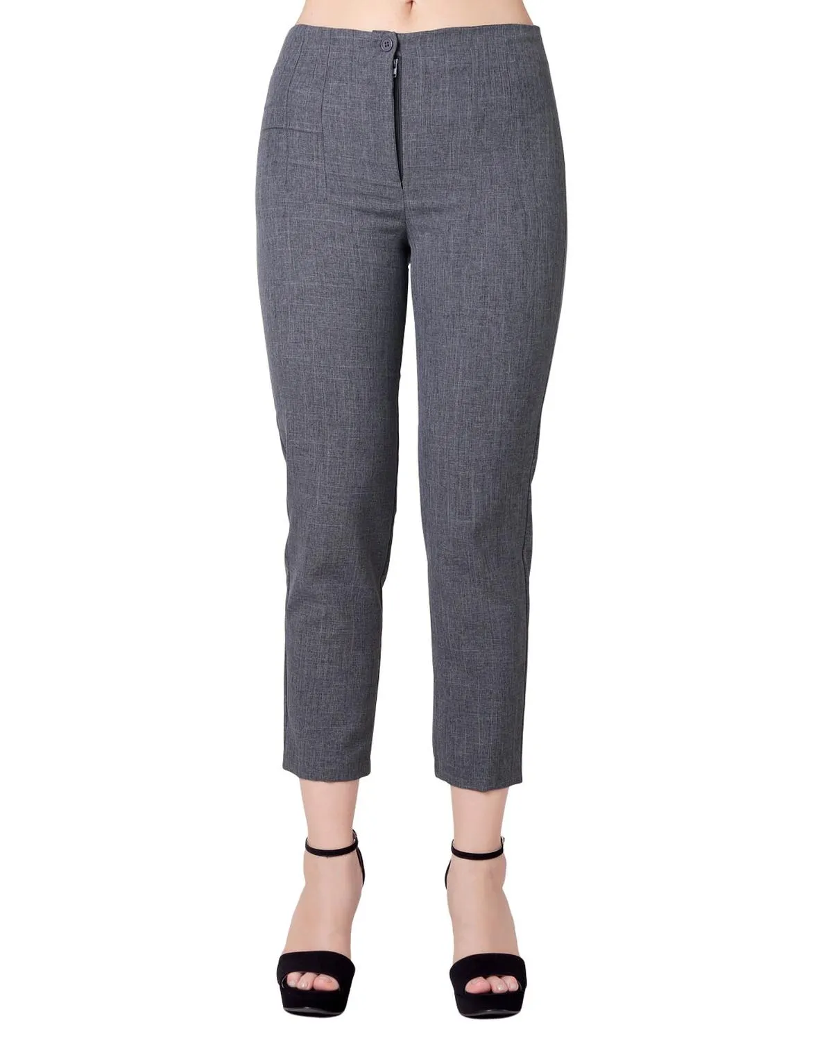 Pantalón Mujer Vestir Skinny Gris Stfashion 79305049