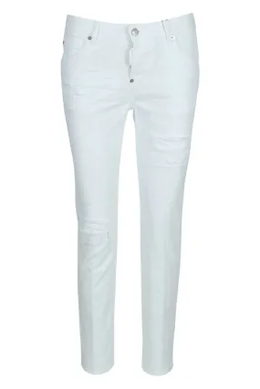 Pantalón vaquero blanco cool girl jean