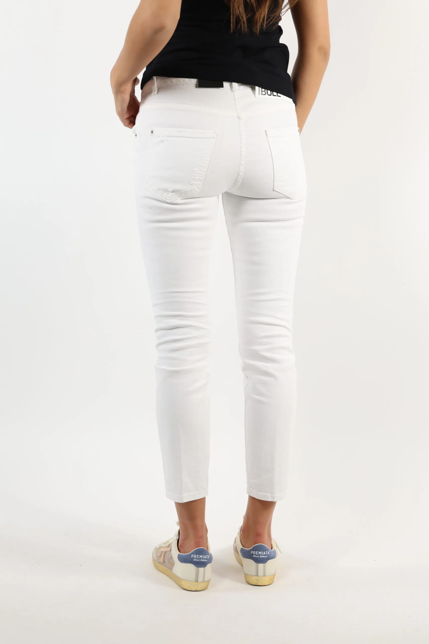 Pantalón vaquero blanco 