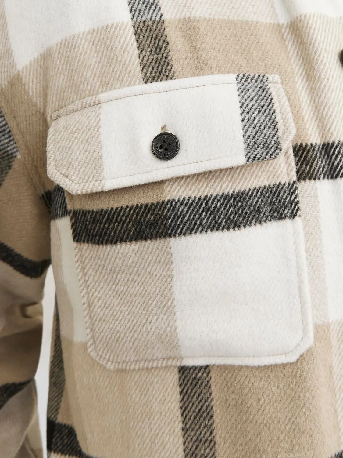 Plus Sobrecamisa Corte relaxed | Beige | Jack & Jones®