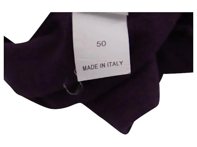 Polo Brunello Cucinelli de algodón violeta Púrpura 