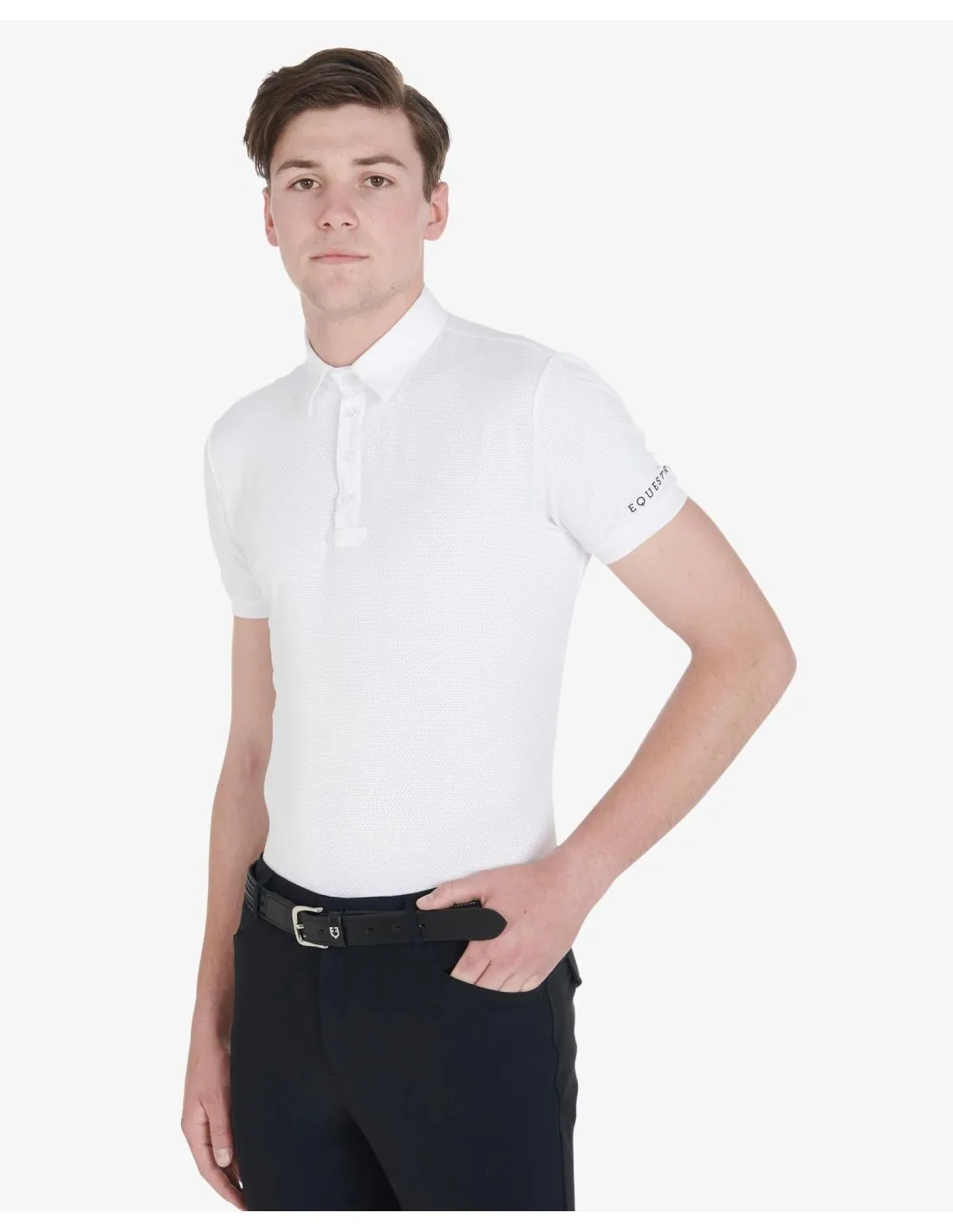 Polo de competición slim fit hombre Equestro