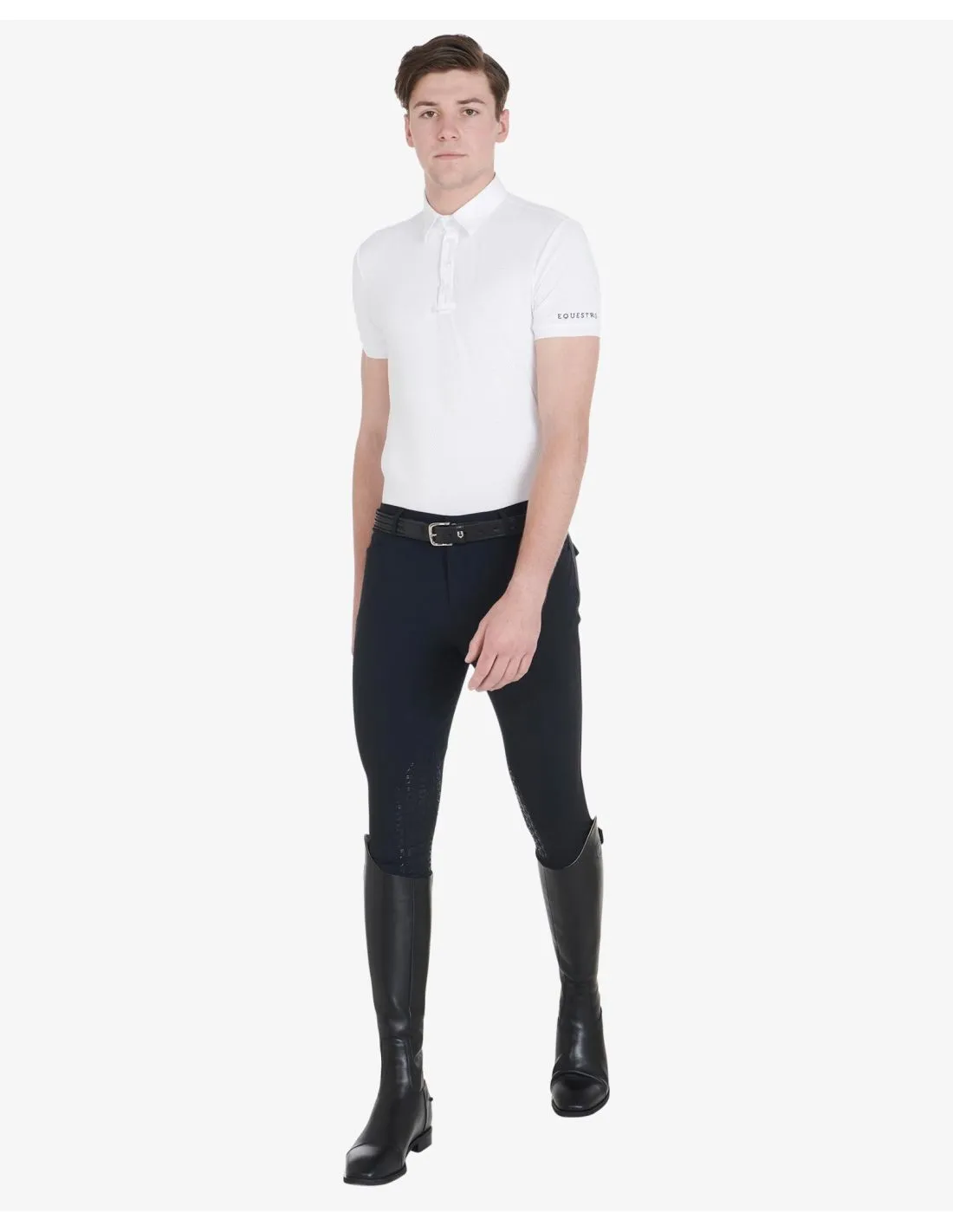 Polo de competición slim fit hombre Equestro