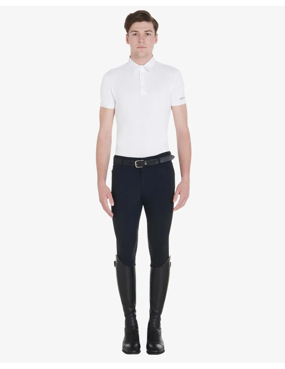 Polo de competición slim fit hombre Equestro