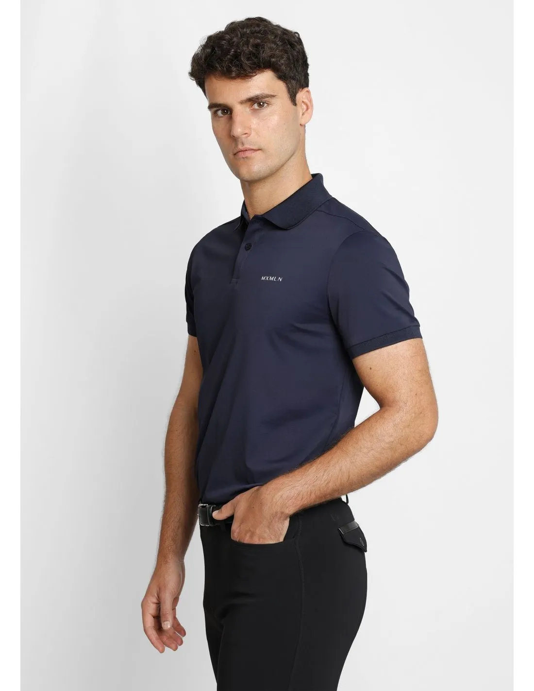 Polo de Manga Corta Blaze Navy Maximilian