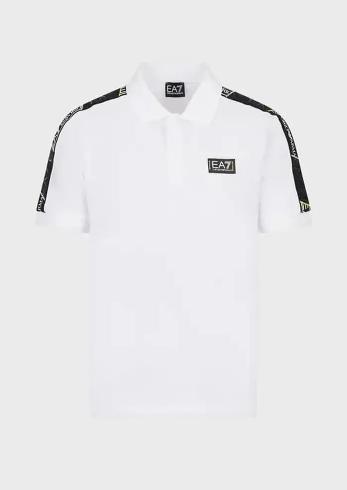 Polo EA7 Emporio Armani 3RPF52 PJ02Z 1100 blanco