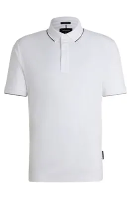 Polo Porsche x BOSS regular fit de algodón mercerizado