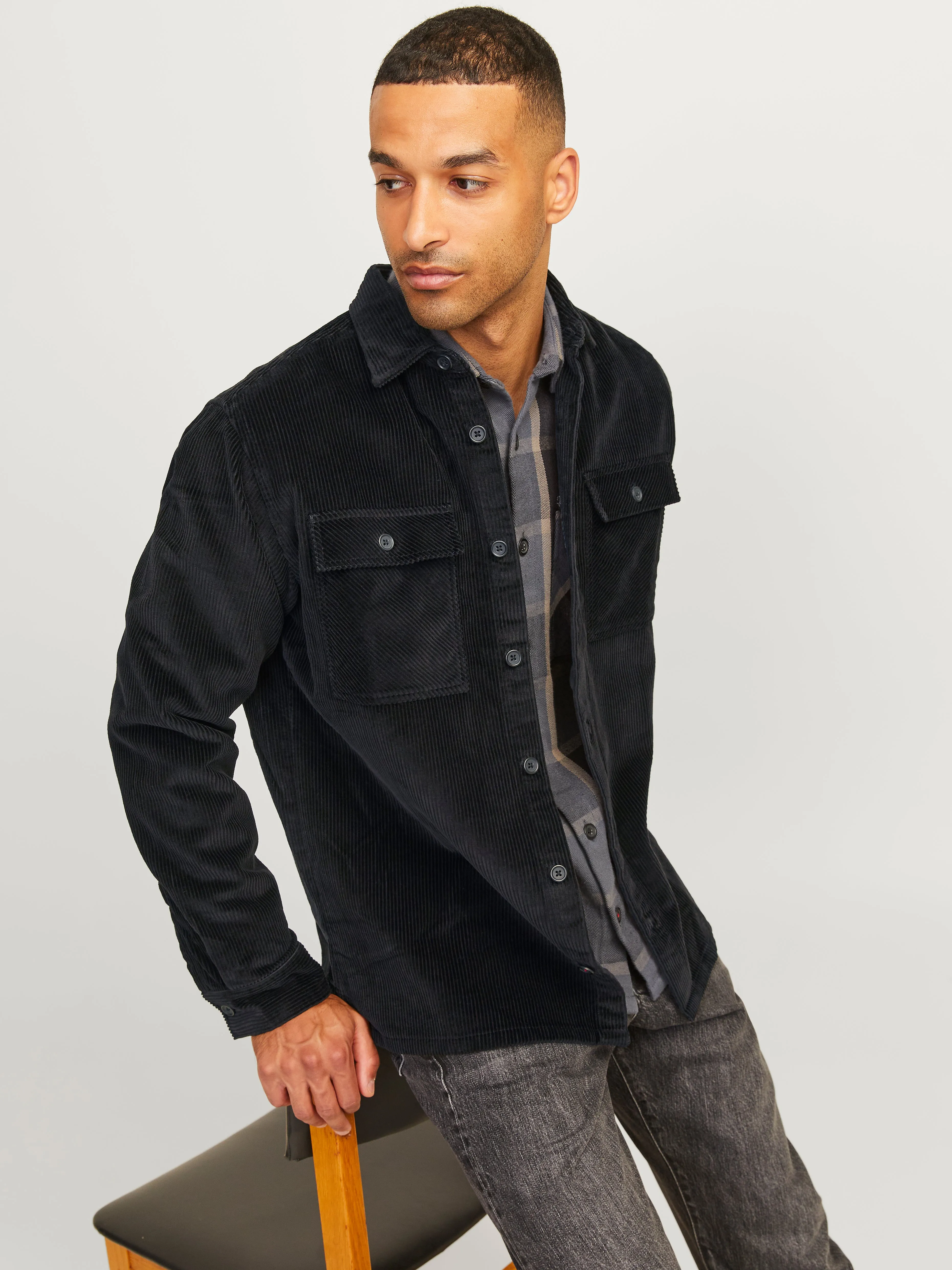 RDD Sobrecamisa Corte wide | Negro | Jack & Jones®