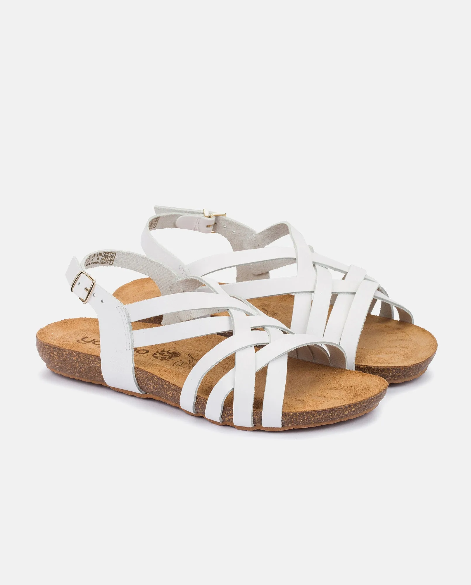 Sandalia plana Ibiza 186 blanco