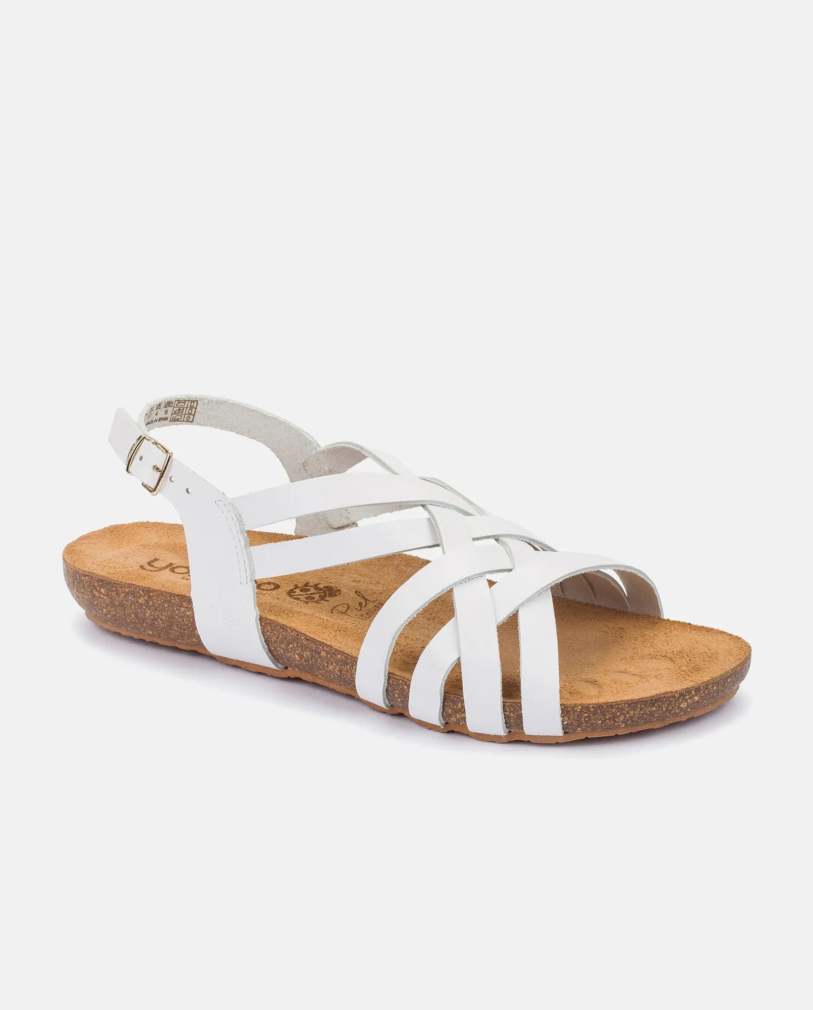 Sandalia plana Ibiza 186 blanco