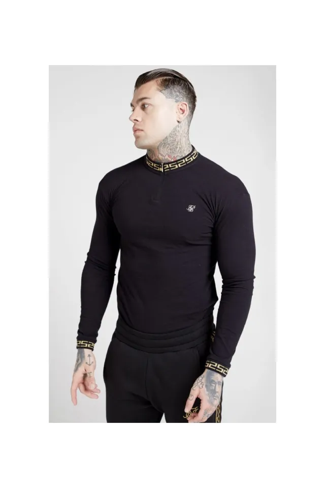 SIKSILK Polo manga larga 