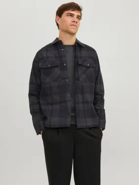 Sobrecamisa Corte comfort | Gris oscuro | Jack & Jones®