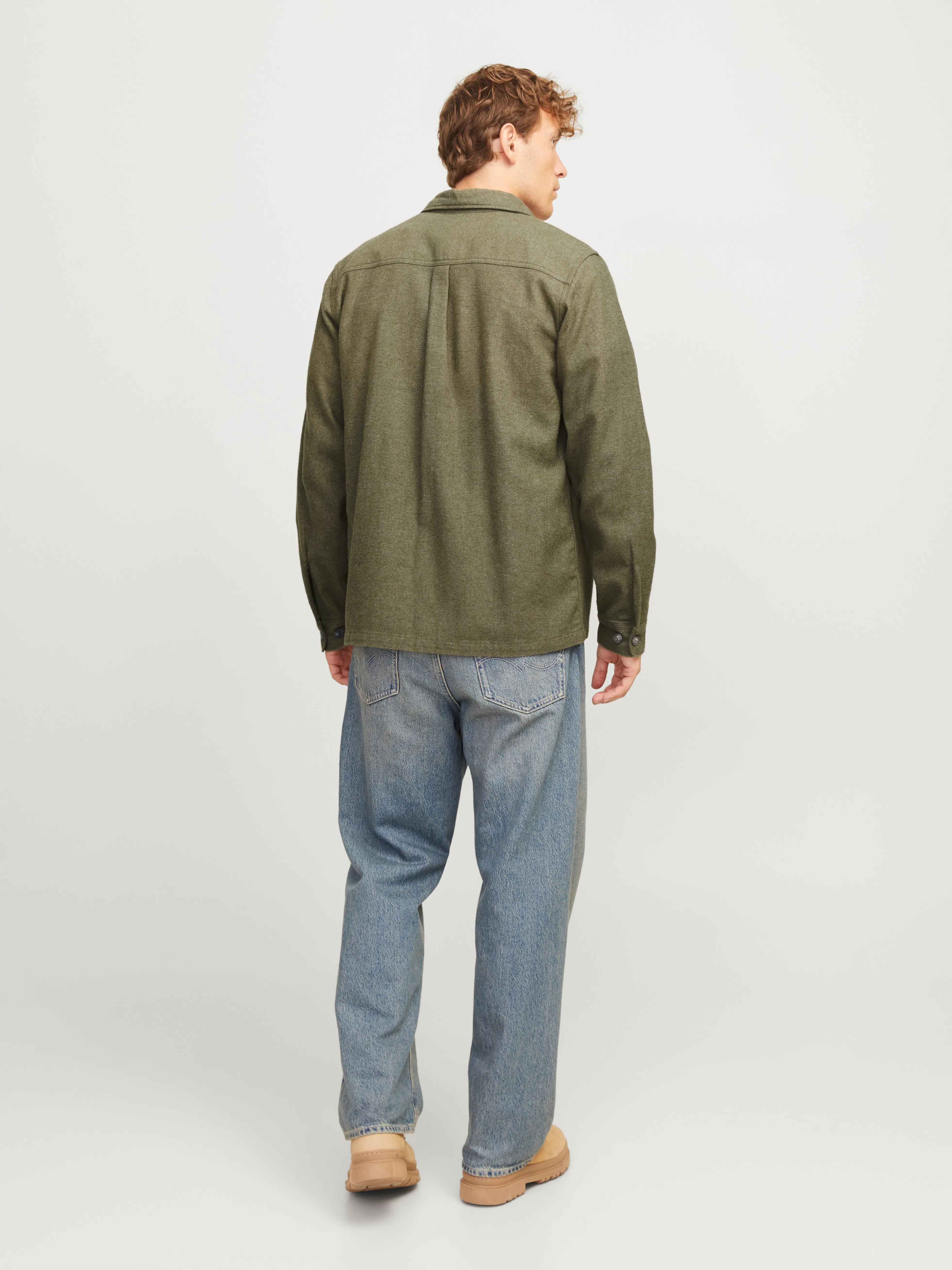 Sobrecamisa Corte comfort | Verde oscuro | Jack & Jones®