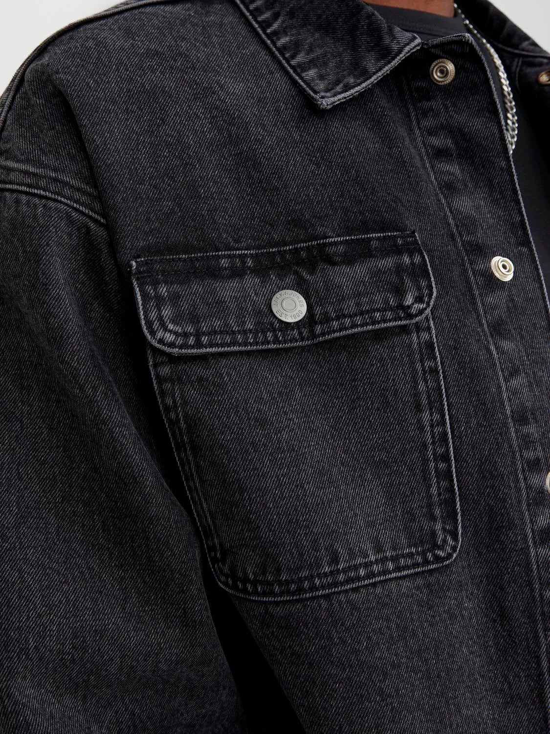 Sobrecamisa Corte loose | Negro | Jack & Jones®