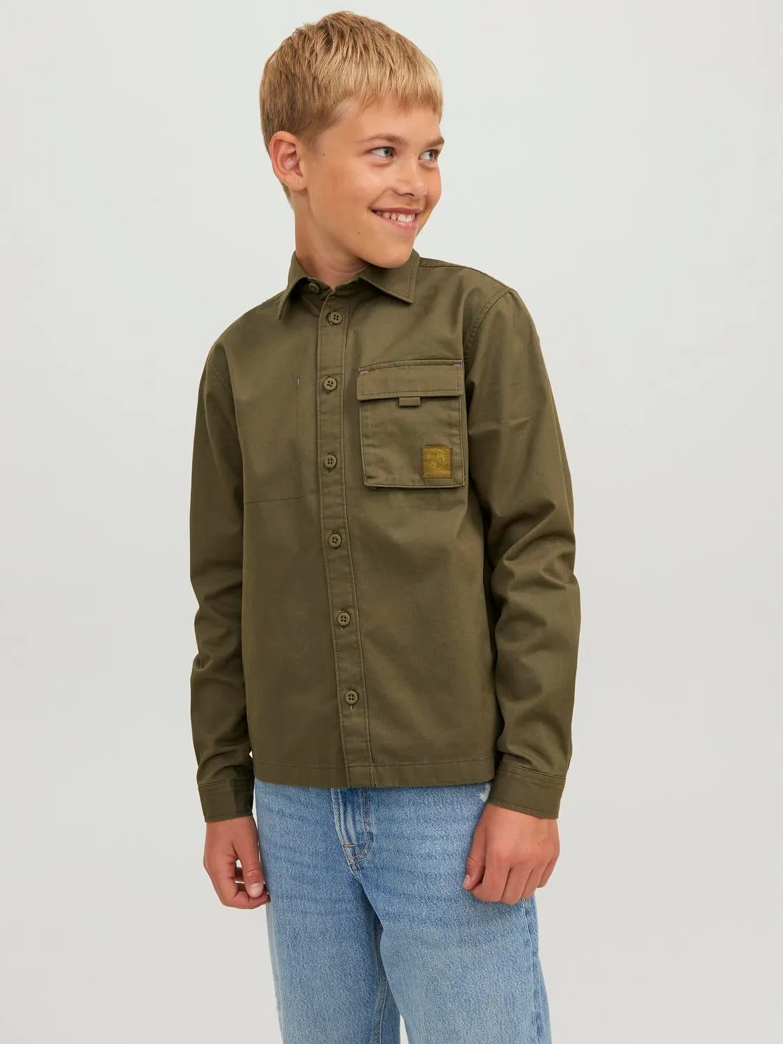 Sobrecamisa Junior | Verde oscuro | Jack & Jones®