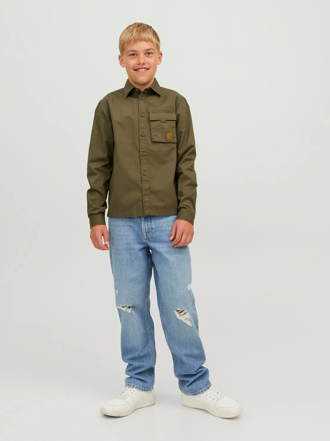 Sobrecamisa Junior | Verde oscuro | Jack & Jones®