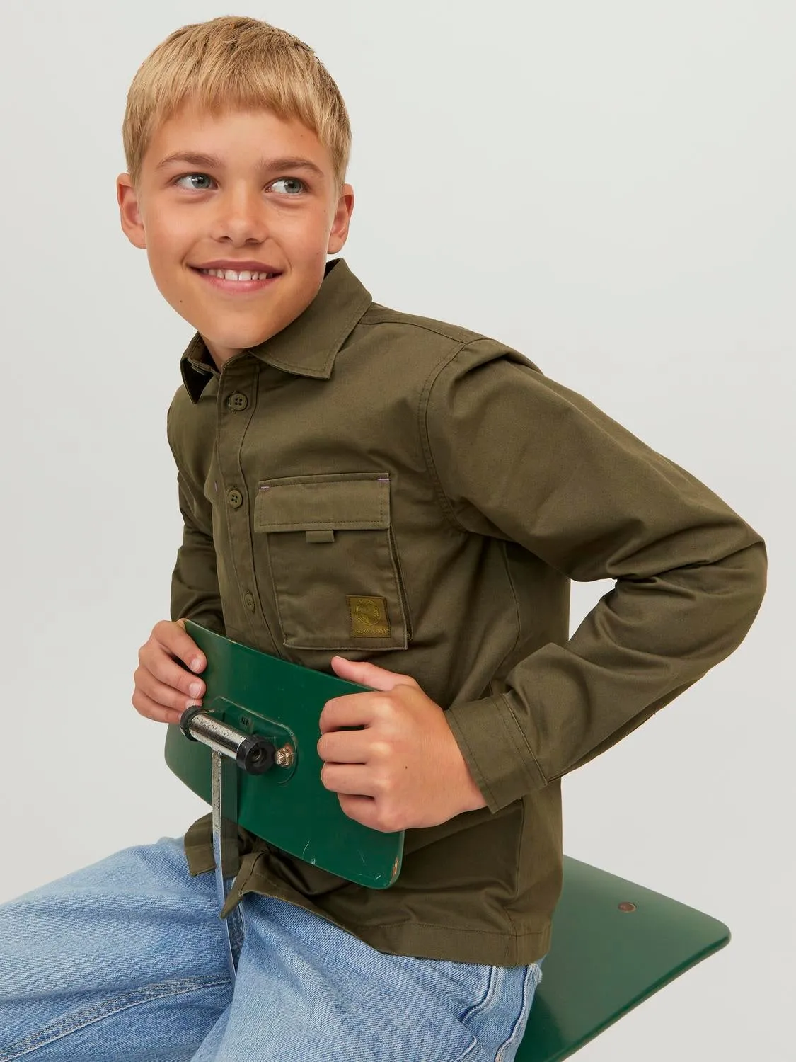 Sobrecamisa Junior | Verde oscuro | Jack & Jones®