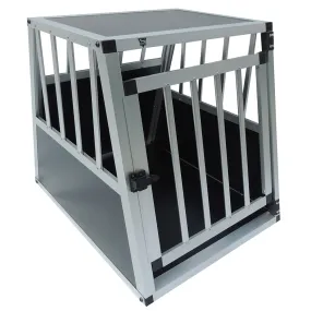 SPOCADO "Villa" Caja de transporte para perros 69 x 60 x 54 cm negro/gris